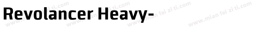 Revolancer Heavy字体转换